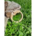 Viking mirror with Jormungand design