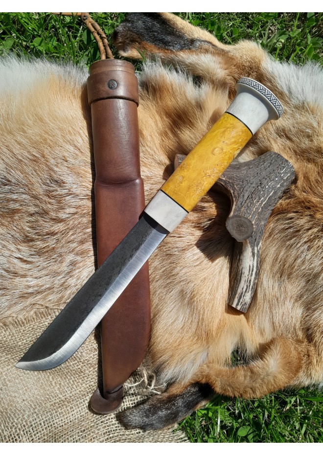 Handmade big Leuku knife.