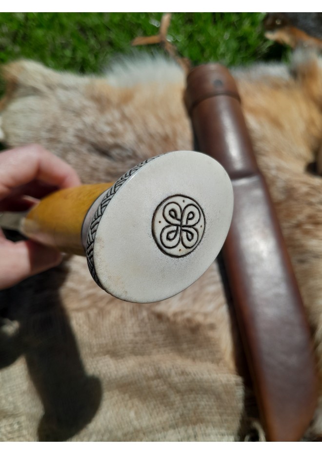 Handmade big Leuku knife.