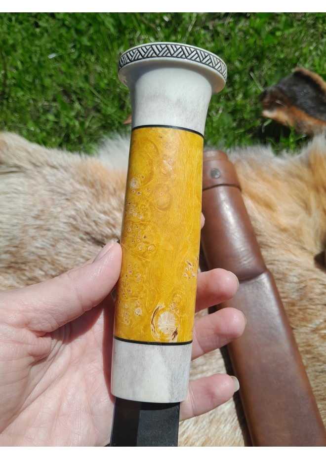 Handmade big Leuku knife.