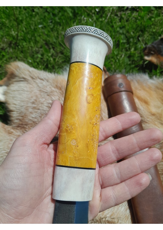 Handmade big Leuku knife.