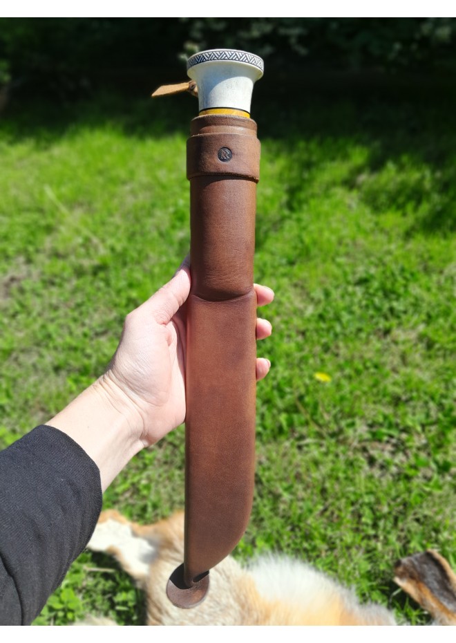 Handmade big Leuku knife.