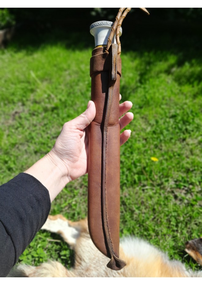 Handmade big Leuku knife.