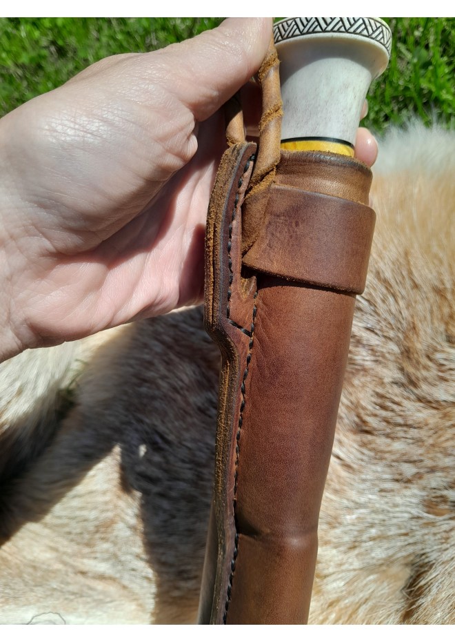 Handmade big Leuku knife.
