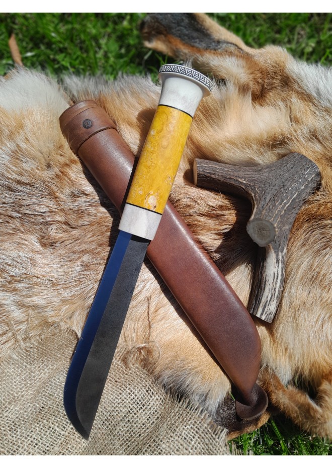 Handmade big Leuku knife.