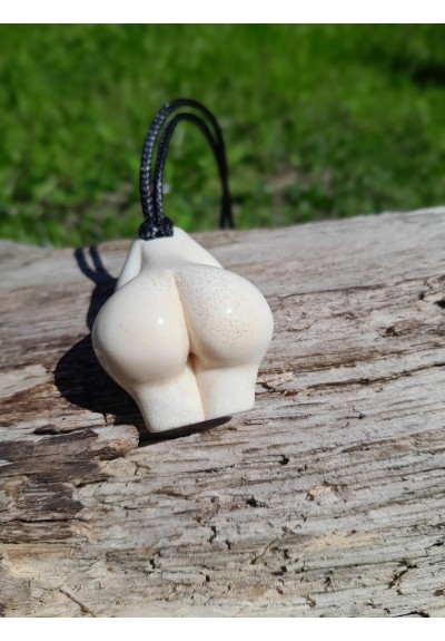 Unique handcrafted Venus Cucuteni amulet, Neolithic Goddess Great Mother pendant, fertility goddess necklace, Terracotta.