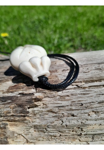 Unique handcrafted Three Breasted Woman amulet. Folklore. Goddess of abundance and fertility. Great Mother pendant