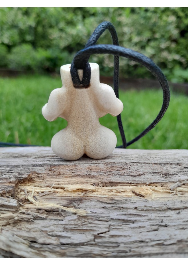 Unique handcrafted Three Breasted Woman amulet