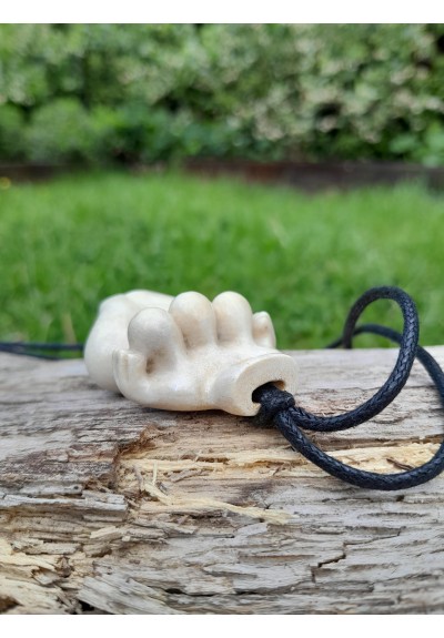 Unique handcrafted Three Breasted Woman amulet. Folklore. Goddess of abundance and fertility. Great Mother pendant