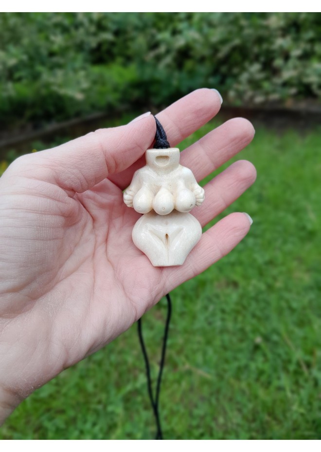 Unique handcrafted Three Breasted Woman amulet