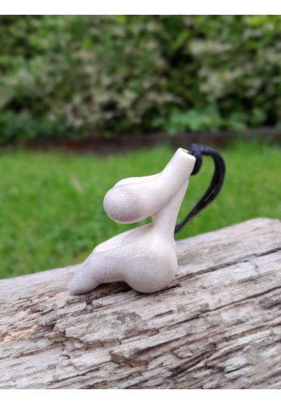 Unique handcrafted Venus Cucuteni amulet, Neolithic Goddess Great Mother pendant, fertility goddess necklace, Terracotta.
