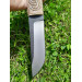 Vikings knife \ seax with leather sheath. Hand-carved Dragon handle. Hand-forged Carbon steel. 