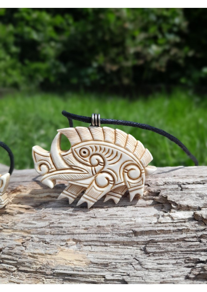 Boar pendant - Viking, Celtic jewelry.
