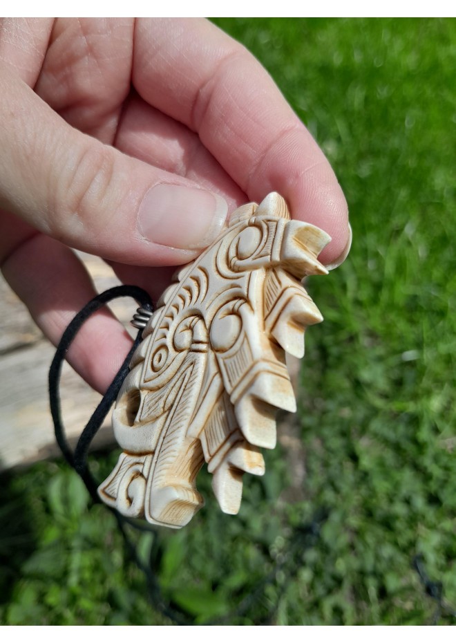 Boar pendant - Viking, Celtic jewelry.