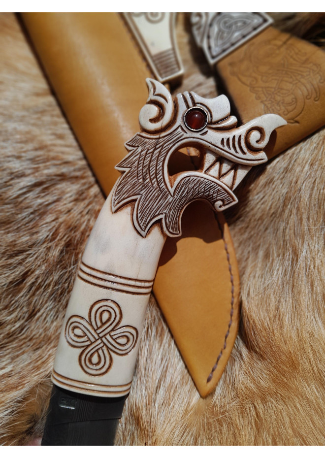 Premium Viking inspired "Wolf" knife.