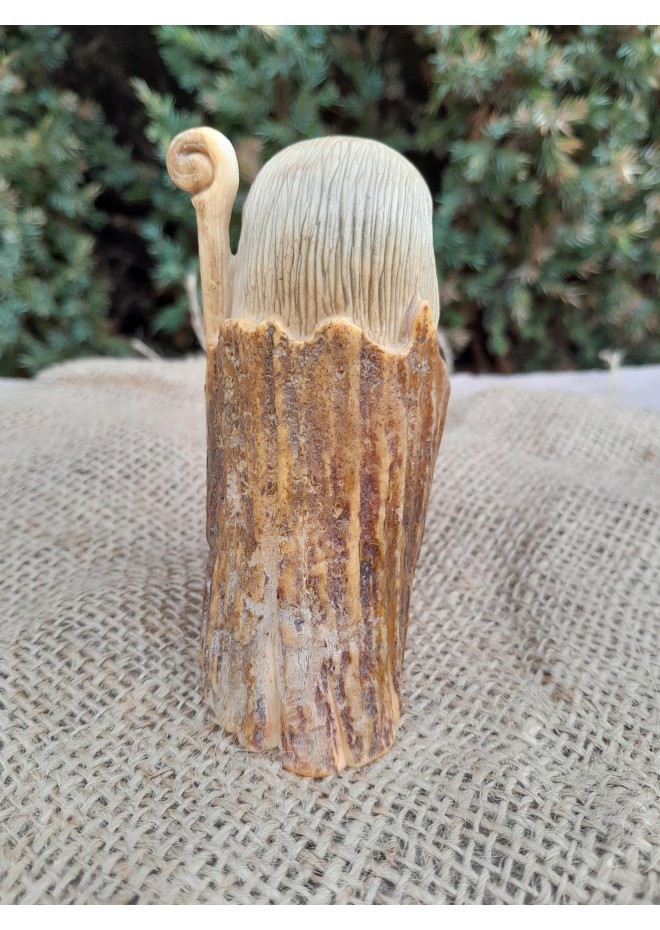 Exclusive hand-carved God Odin statue.