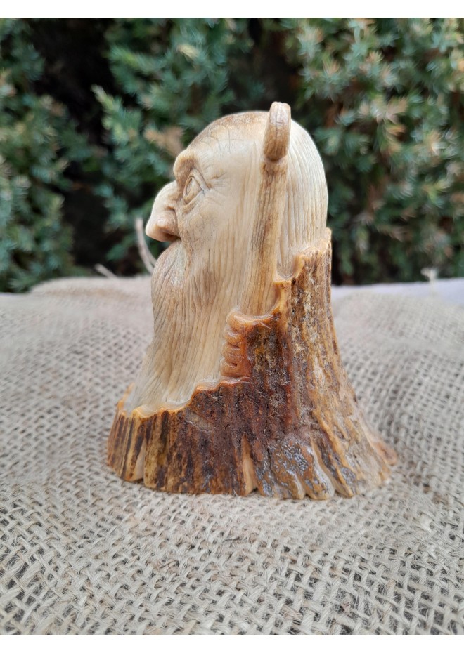 Exclusive hand-carved God Odin statue.