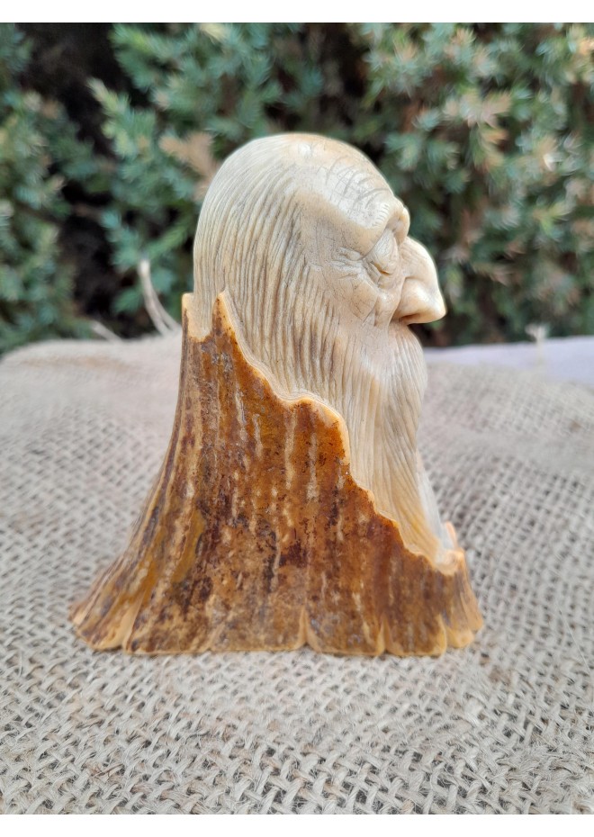 Exclusive hand-carved God Odin statue.