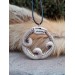 Unique hand-carved Viking Snake amulet. 