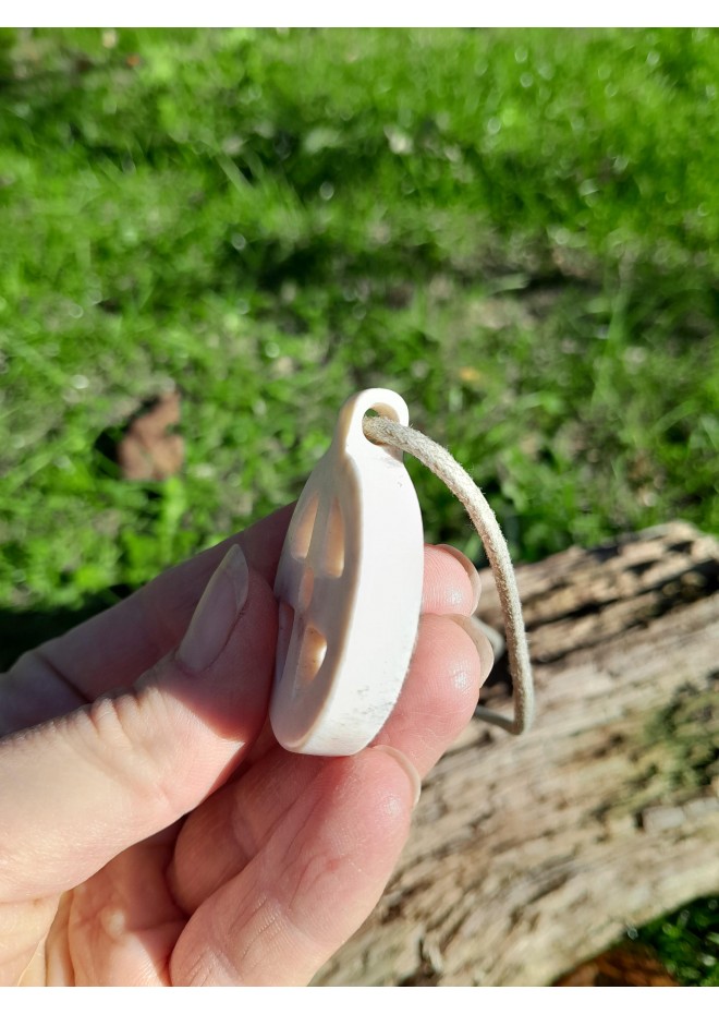 Hand-carved Norse Sun Cross amulet. Solar wheel pendant. Celtic pagan circle jewelry. Odin Cross art. Heathen, shaman talisman