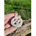 Hand-carved Norse Sun Cross amulet. Solar wheel pendant. Celtic pagan circle jewelry. Odin Cross art. Heathen, shaman talisman