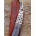 Viking knife with moose antler handle & Norse symbols