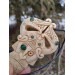 Viking pagan amulet: Odin with Ravens & Dragons. Hand-carved