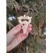 Handmade Norse Odin amulet from moose antler with Dragons