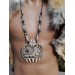 Hand-carved Wolf paw amulet – helm of awe & algiz rune