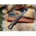 Hand-Forged Anglo-Saxon Scramasax. Norse knife.