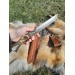 Hand-Forged Anglo-Saxon Scramasax. Norse knife.