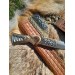 Hand-Forged Anglo-Saxon Scramasax. Norse knife.