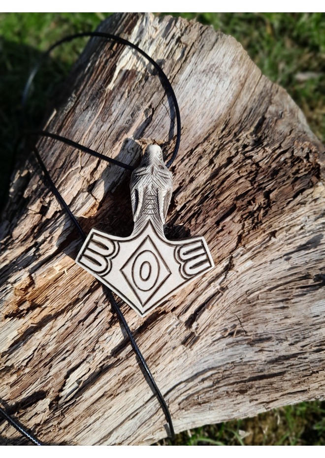 Thor Hammer pendant. Norse jewelry