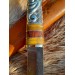 Norse knife with Raven handle. Hand-forged carbon steel