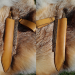 Hand-forged Viking knife. Norse seax with Raven handle