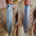 Norse knife with Raven handle. Leather sheath with Dragon 