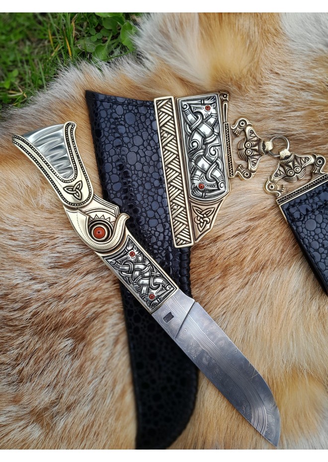 Handmade Viking knife – Sutton Hoo inspired design