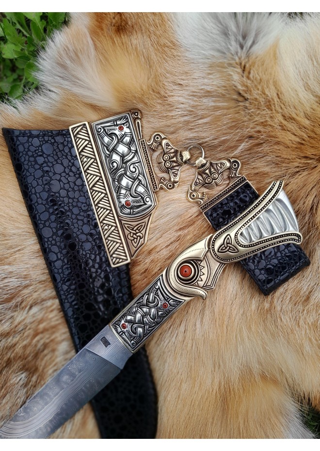 Handmade Viking knife – Sutton Hoo inspired design