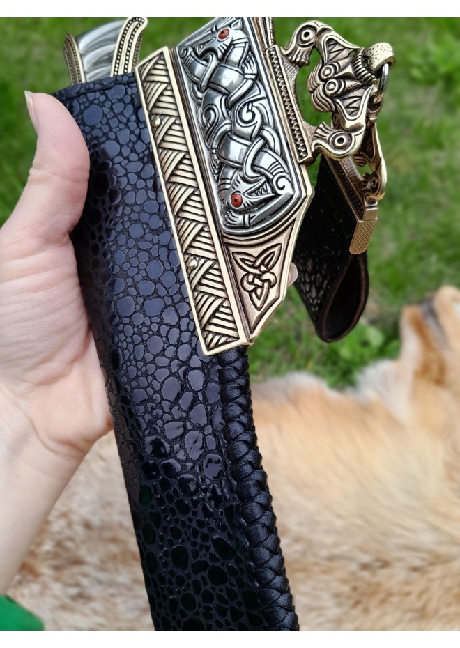 Handmade Viking knife – Sutton Hoo inspired design