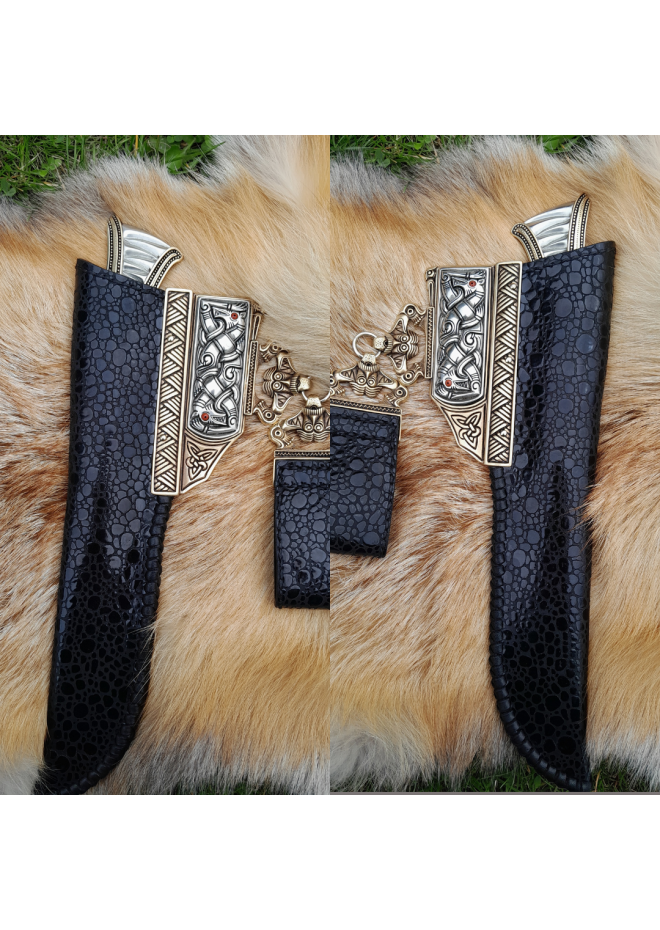 Handmade Viking knife – Sutton Hoo inspired design