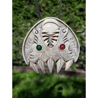 Sköll & Hati wolf paw amulet. Moose antler hand-carved