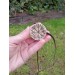 Hand-carved Viking Compass amulet from moose antler