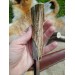 Norse knife "Odin" with antler hand-carved handle & sheath.