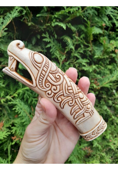 Custom moose antler knife handles – hand-carved