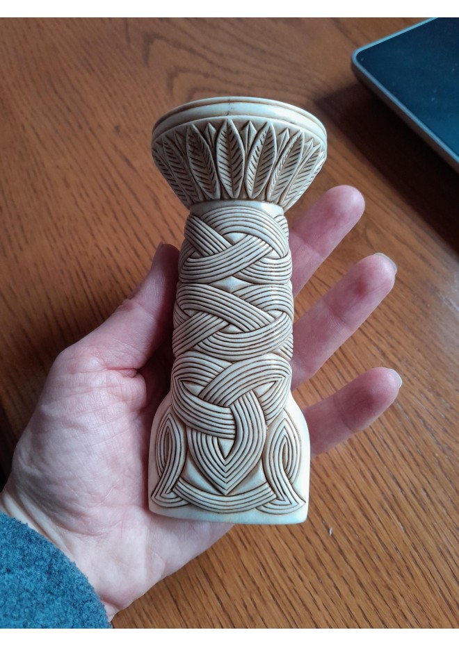 Viking style knife handles