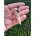 Hand-carved moose antler Dragon head with Algiz rune