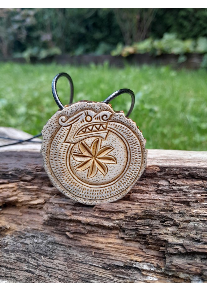 Viking Ouroboros pendant – eternal Norse dragon