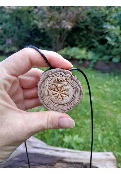 Ouroboros Viking amulet – eternal dragon design
