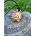 Hand-carved Odin amulet from moose antler with Helm of Awe