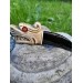 Moose antler & buffalo horn Dragon amulet for protection
